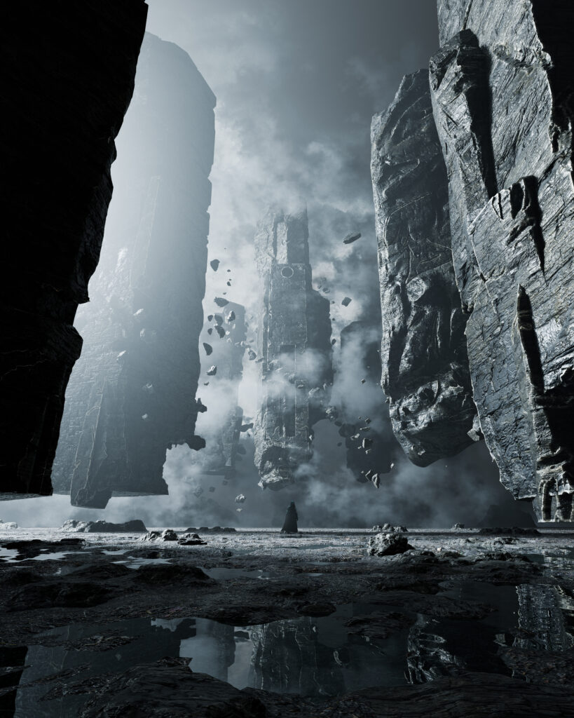 Immersive 3D environment from Mini Byz 3D portfolio